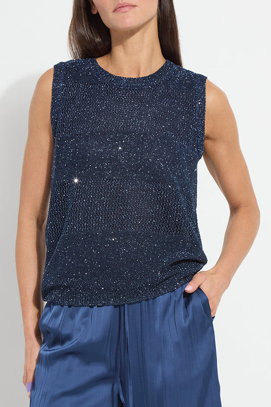 Lysse Nicola Sequined Shell – Yacoubian Tailors