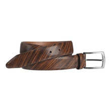 Load image into Gallery viewer, Johnston &amp; Murphy Diagonal Etched Belt
