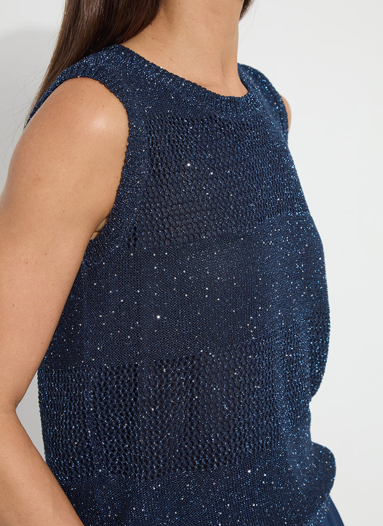 Lysse Nicola Sequined Shell – Yacoubian Tailors