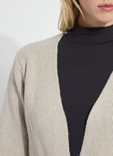 Load image into Gallery viewer, Lysse Ravenna Peplum Knitted Cardigan
