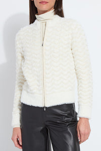 Lysse Ivanna Zip Front Knit Bomber