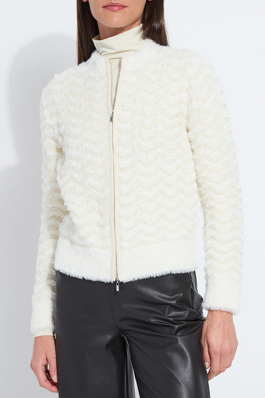 Lysse Ivanna Zip Front Knit Bomber