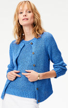 Load image into Gallery viewer, Nic + Zoe Tape Yard Button Cardigan
