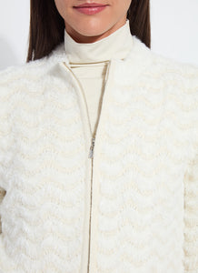 Lysse Ivanna Zip Front Knit Bomber
