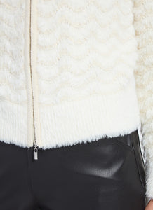 Lysse Ivanna Zip Front Knit Bomber