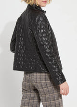 Load image into Gallery viewer, Lysse Aurelle Quilted Vegan Leather Jacket
