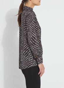 Lysse Topacio Embellished High Neck Blouse