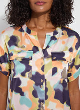 Load image into Gallery viewer, Lysse Olena Drop Shoulder Utility Blouse
