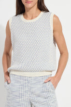 Load image into Gallery viewer, Lysse Claire Textured Mesh Sweater Shell
