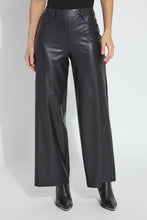 Load image into Gallery viewer, Lysse Wren Hi Waist Wide Leg Vegan Leather Pant
