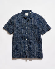 Load image into Gallery viewer, Billy Reid Short Sleeve Geo Stitch Treme Shirt
