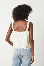 Load image into Gallery viewer, Velvet Victoria Eyelet Tank
