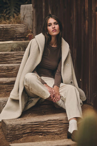 Velvet Lux Sherpa Eleanor Coat
