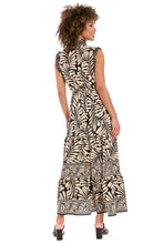 Load image into Gallery viewer, London Times Palm Print Maxi Dress
