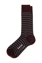 Load image into Gallery viewer, Pantherella Worthington Fine Stripe Socks
