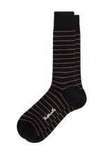 Load image into Gallery viewer, Pantherella Worthington Fine Stripe Socks
