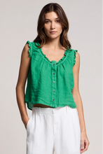 Load image into Gallery viewer, Velvet Tana Woven Linen Tank

