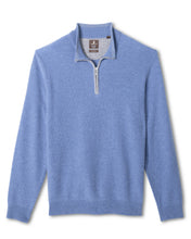 Load image into Gallery viewer, Johnnie-O Cashmere Quarter Zip Sweater
