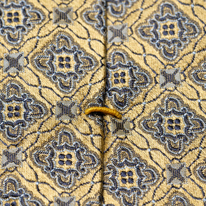 Eton Medallion Pattern Silk Tie