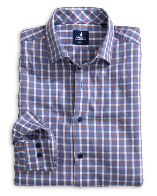 Johnnie-O Robertson Plaid Sport Shirt