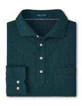 Load image into Gallery viewer, Peter Millar Amble Long-Sleeve Cotton Cashmere Polo
