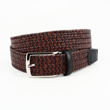 Load image into Gallery viewer, Torino Braided Stretch Leather Belt
