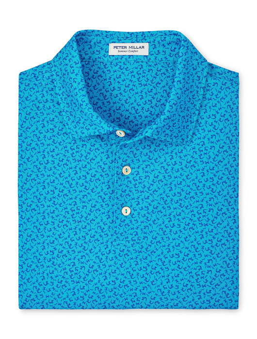 Peter Millar Hammered Performance Jersey Polo