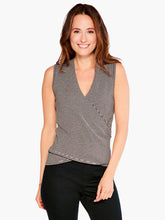 Load image into Gallery viewer, Nic + Zoe Striped Vital Wrap Tank
