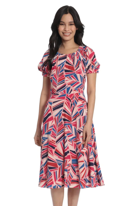 Maggie London Printed Geo Dress