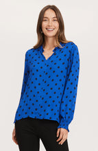 Load image into Gallery viewer, Tyler Boe Alicia Crepe Dot Blouse
