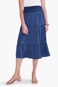 Nic + Zoe Soft Drape Tiered Skirt