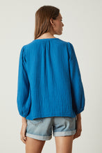 Load image into Gallery viewer, Velvet Cotton Gauze Maggie Top
