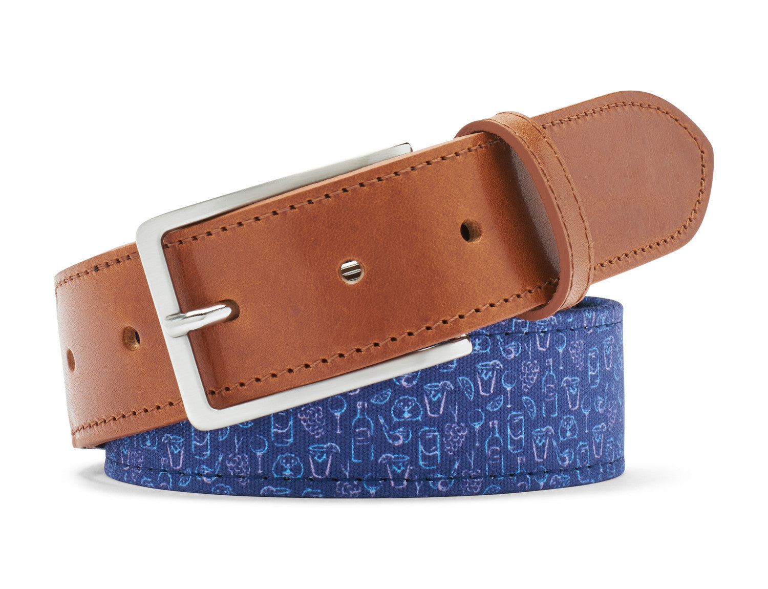 Torino Leather Tip Belt – All About U