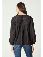 Load image into Gallery viewer, Velvet Embroidered Cotton Jordyn Blouse
