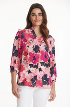 Load image into Gallery viewer, Tyler Boe Maggie Silk Watercolor Floral Blouse
