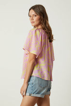 Load image into Gallery viewer, Velvet Printed Liliana Top
