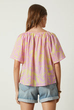 Load image into Gallery viewer, Velvet Printed Liliana Top
